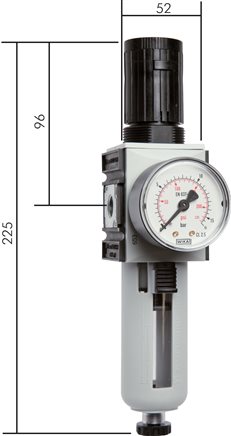 Exemplaire exposé: Régulateur de filtre - gamme Futura 1