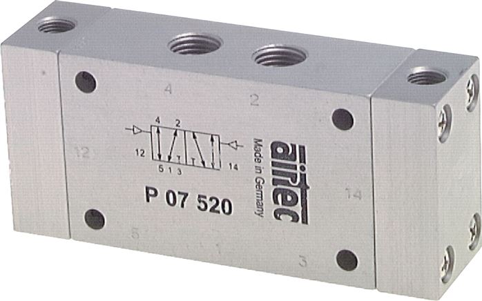 Exemplaire exposé: Vanne à impulsions pneumatique 5/2 voies