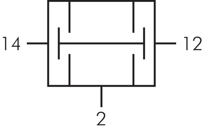 Symbole de commutation: Vanne ET